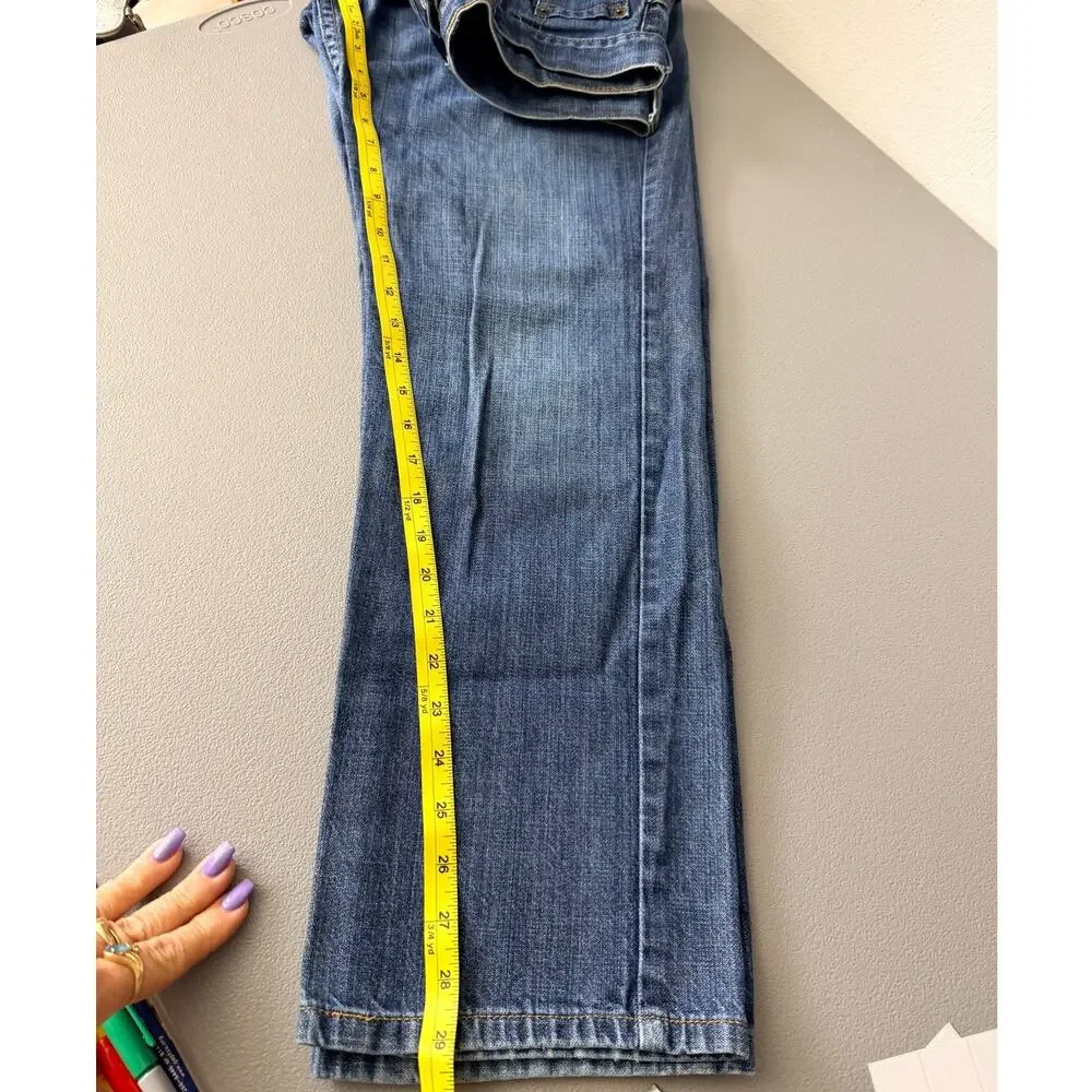 Levi’s 505 Low Rise Straight Leg Jeans Vintage Wash Size 12